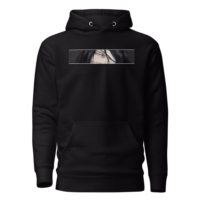 Nnoitra Gilga Espada Quinto Hoodie, Black, face front + resurreccion back, front