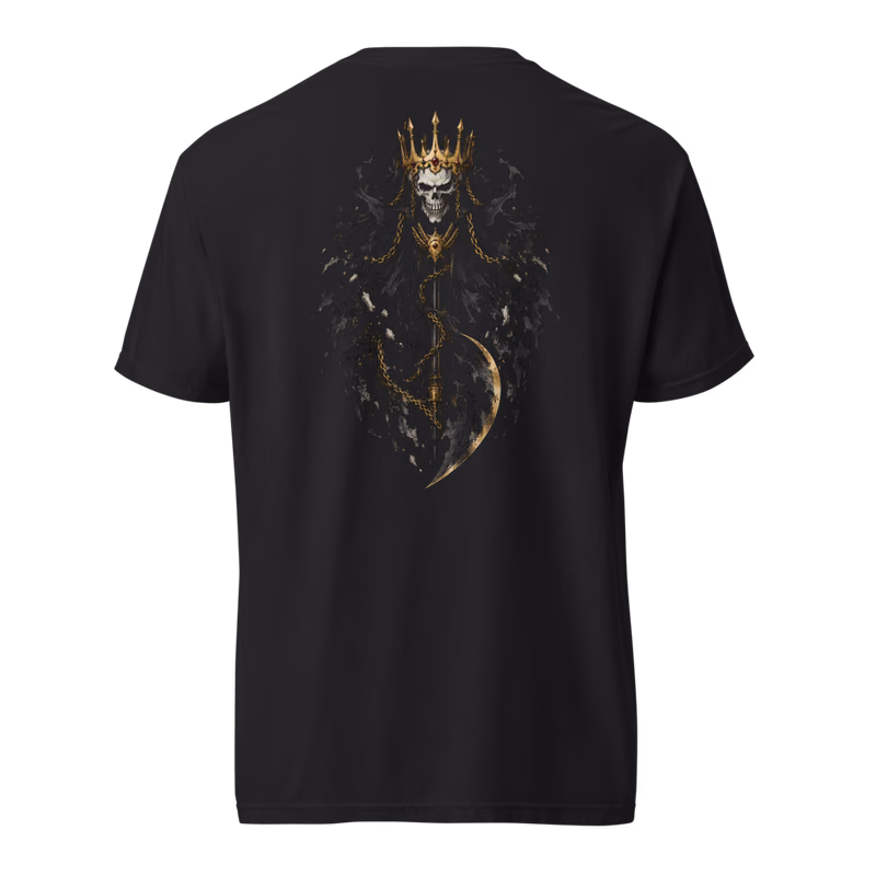 Baraggan Louisenbairn Espada Segundo Tee, Black, face front + resurreccion back, back