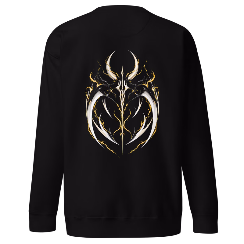 Nnoitra Gilga Espada Quinto Sweatshirt, Black, face front + resurreccion back, back