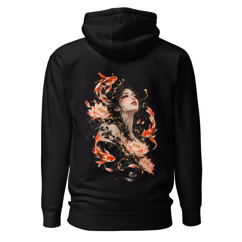 Ink Bloom, Black, back
