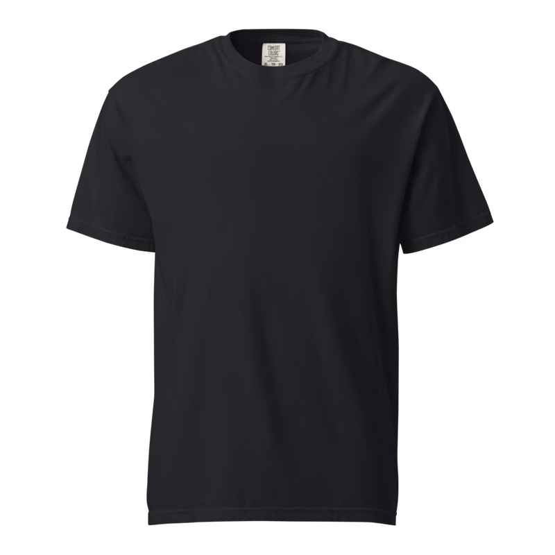 Stage Light Tee, Black, back print, front