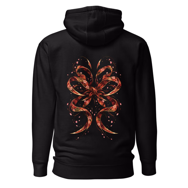 Daki Upper Moon Six Hoodie, Black, eyes front + move back, back