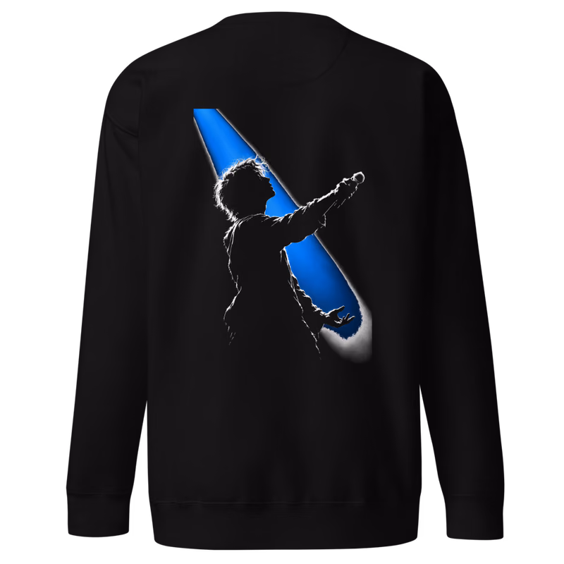 Stage Light Sweatshirt, Black, back print, back