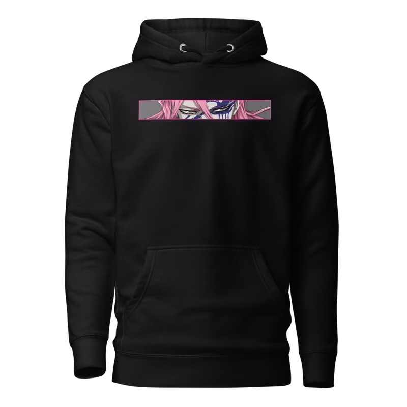 Szayelaporro Granz Espada Octava Hoodie, Black, face front + resurreccion back, front