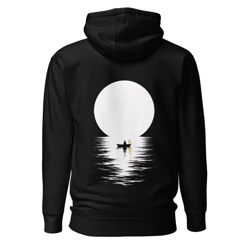 Night Ferry Hoodie, Black, back