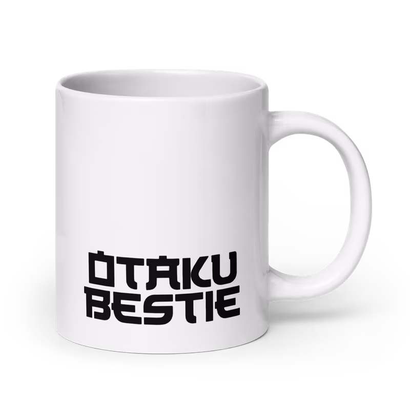 Otaku Bestie White glossy mug, view 7