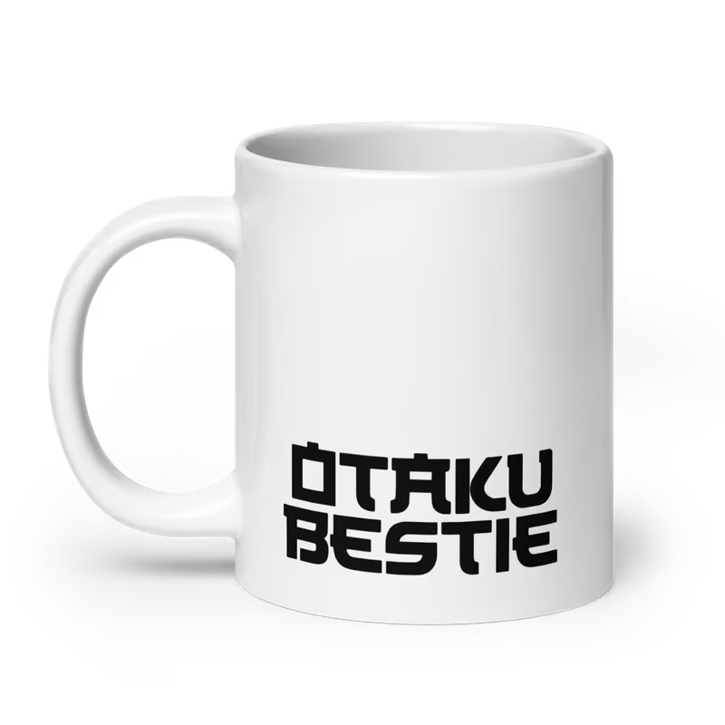 Otaku Bestie White glossy mug, view 8