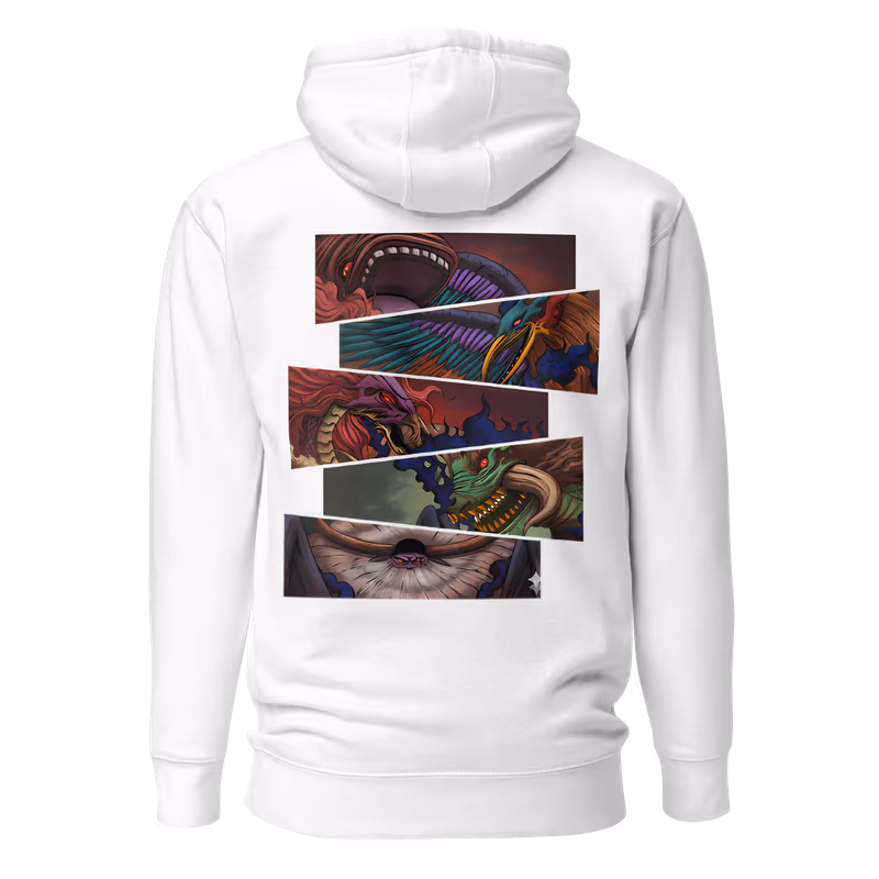 Gorosei Hoodie, White, view 2