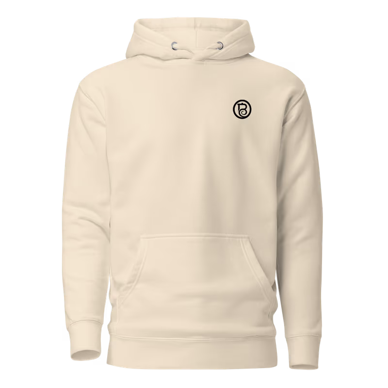 Straw Hat Crew Faces Hoodie, Bone, view