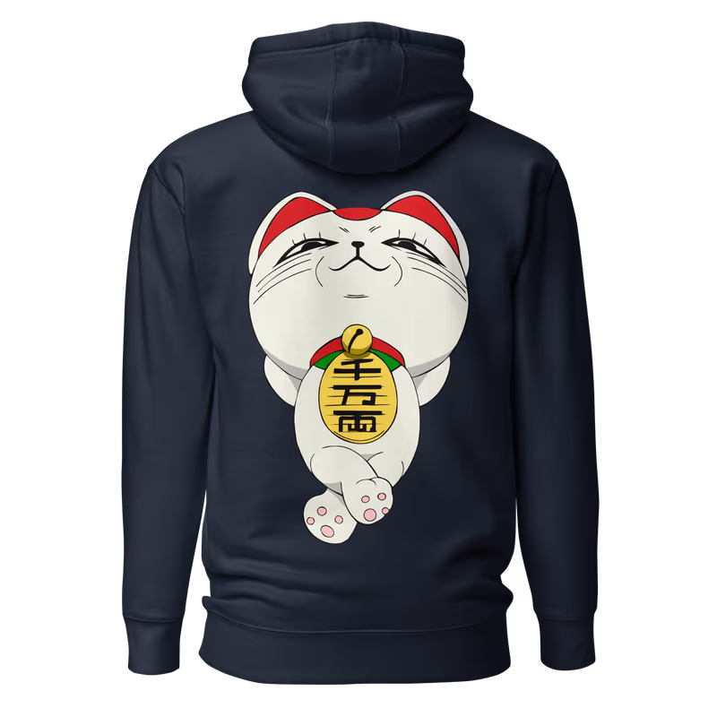 Turbo Granny Dandadan Graphic Hoodie, Sky Blue, view 3
