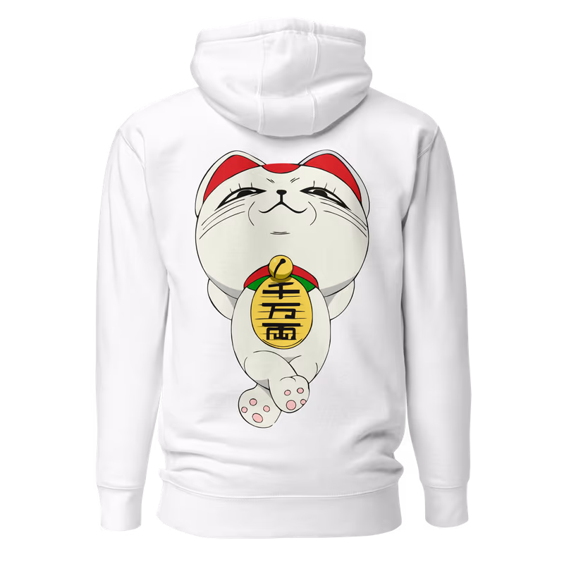 Turbo Granny Dandadan Graphic Hoodie, Sky Blue, view 4