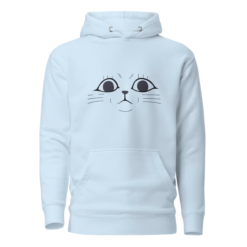 Turbo Granny Eyes Dandadan Hoodie, Sky Blue, view