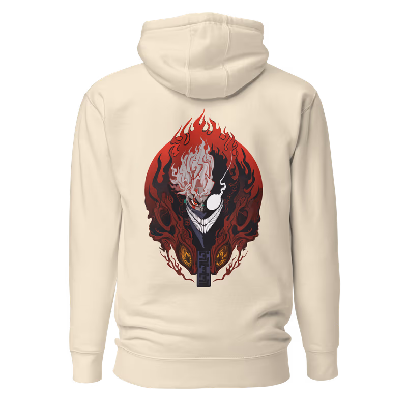Okarun Ken Takakura Dandadan Hoodie, Bone, view 4