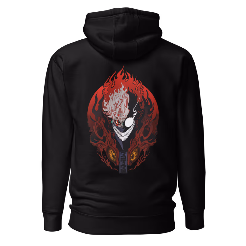 Okarun Ken Takakura Dandadan Hoodie, Bone, view 2