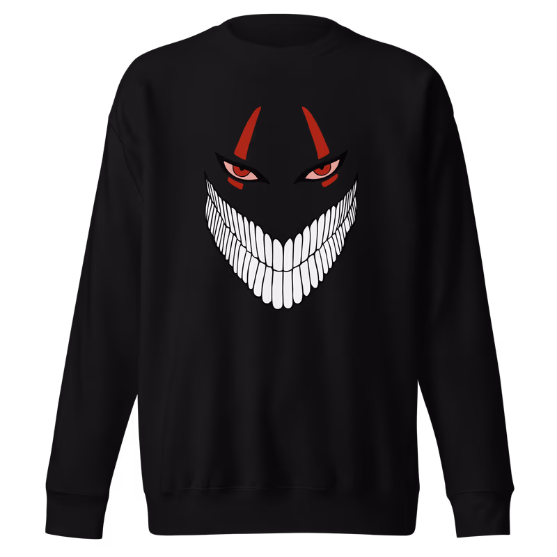 Okarun Turbo Granny Dandadan Sweatshirt, Black, view