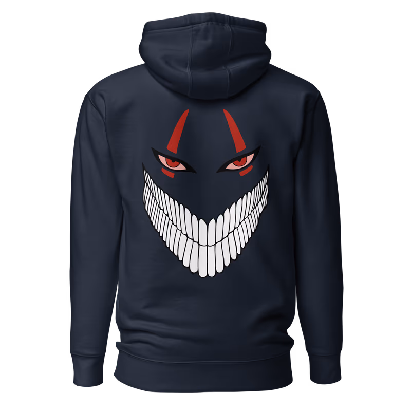 Okarun Turbo Granny Back Face Dandadan Hoodie, Bone, view 5