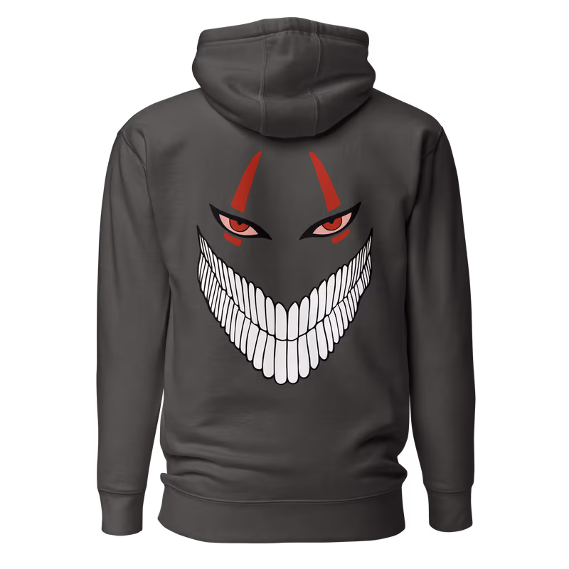 Okarun Turbo Granny Back Face Dandadan Hoodie, Bone, view 6