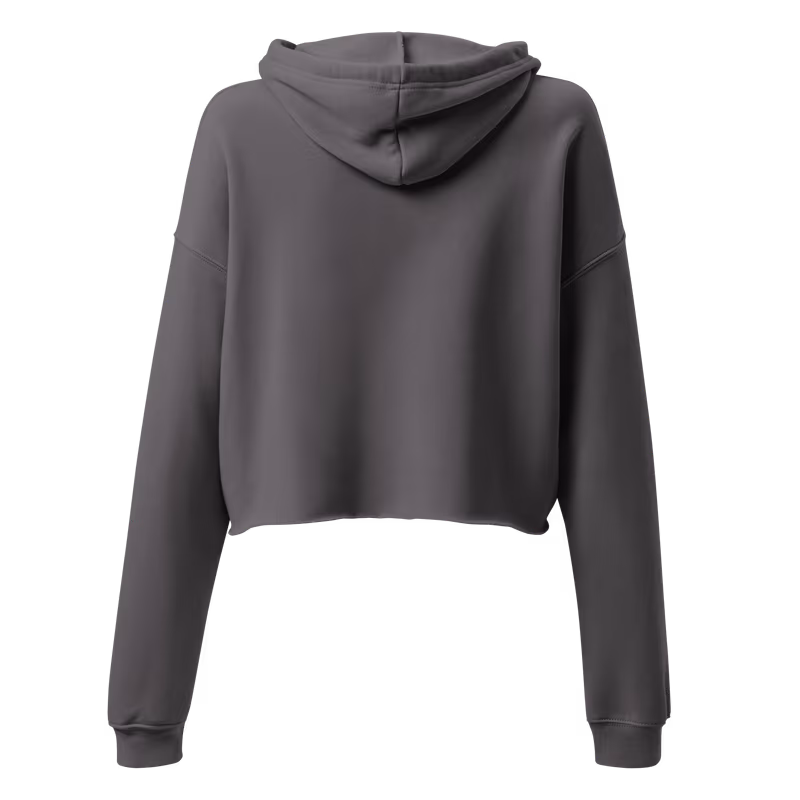 Okarun Turbo Granny Dandadan Crop Hoodie, Black, view 3