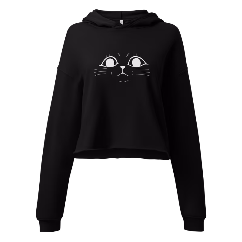 Turbo Granny Eyes Dandadan Crop Hoodie