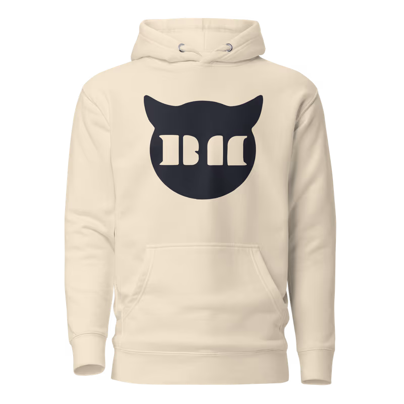 BABYMONSTER Logo Graphic Hoodie, Bone, view