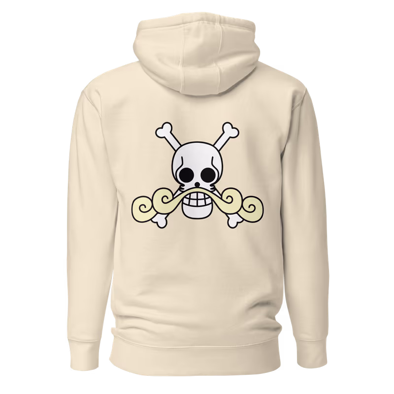 Gol D. Roger Pirates Jolly Roger Hoodie, Black, view 4