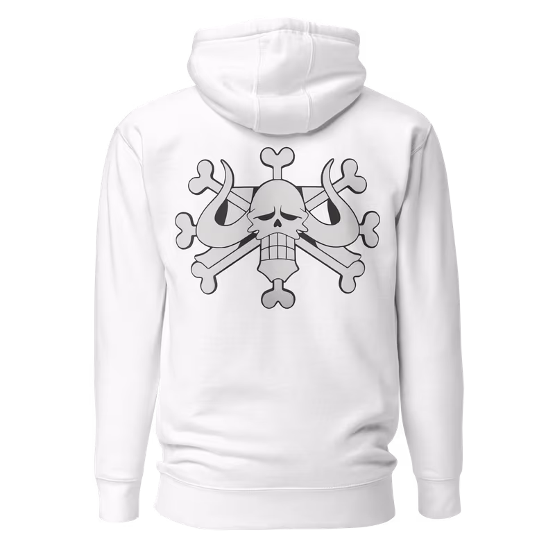Kaido Beast Pirates Jolly Roger Hoodie, Black, view 6