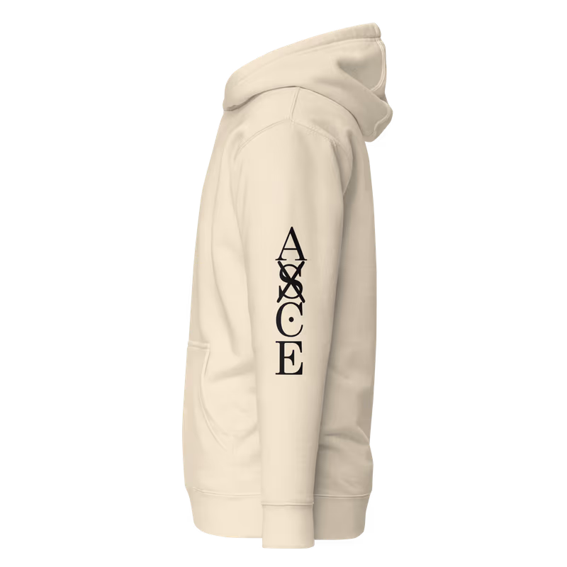 Portgas D. Ace Fire Fist One Piece Hoodie, Bone, view