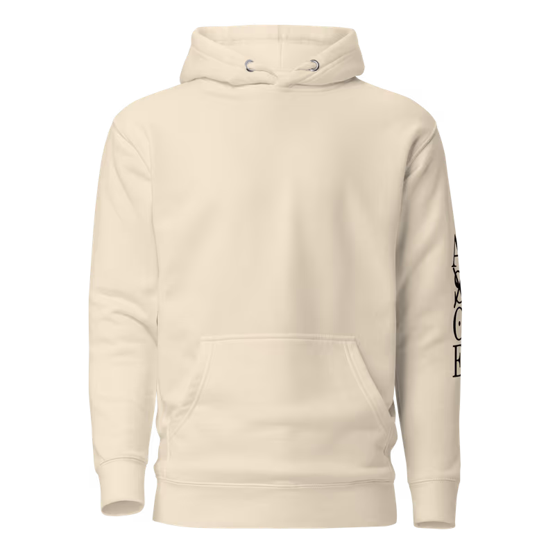 Portgas D. Ace Fire Fist One Piece Hoodie, Bone, view 2