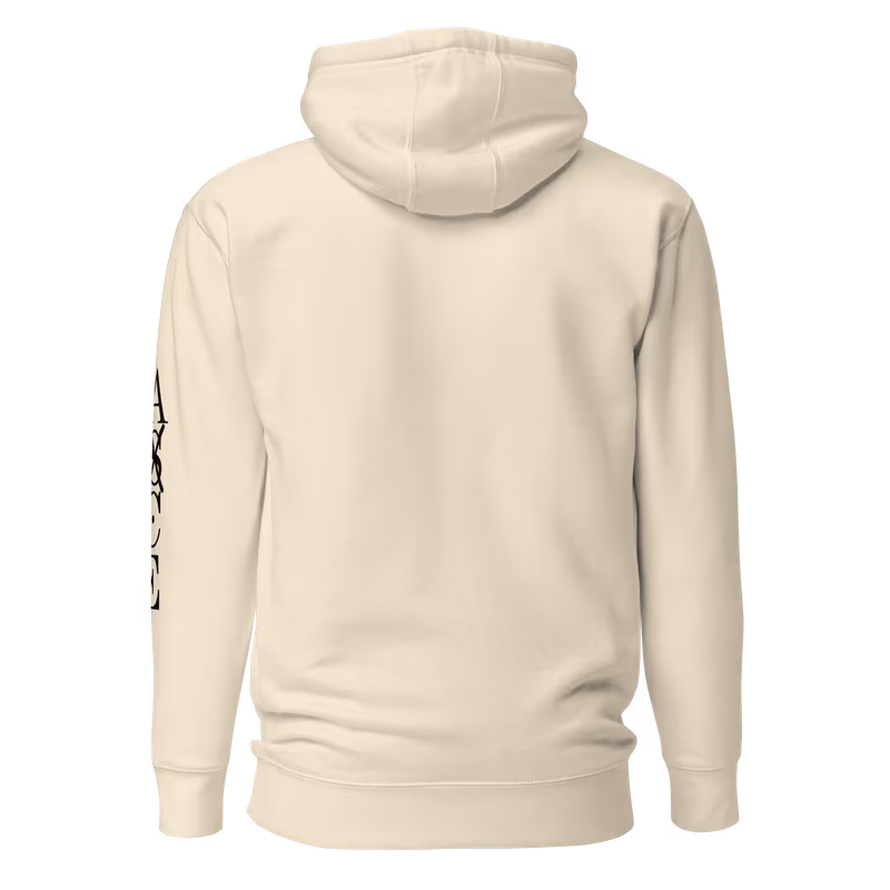 Portgas D. Ace Fire Fist One Piece Hoodie, Bone, view 3