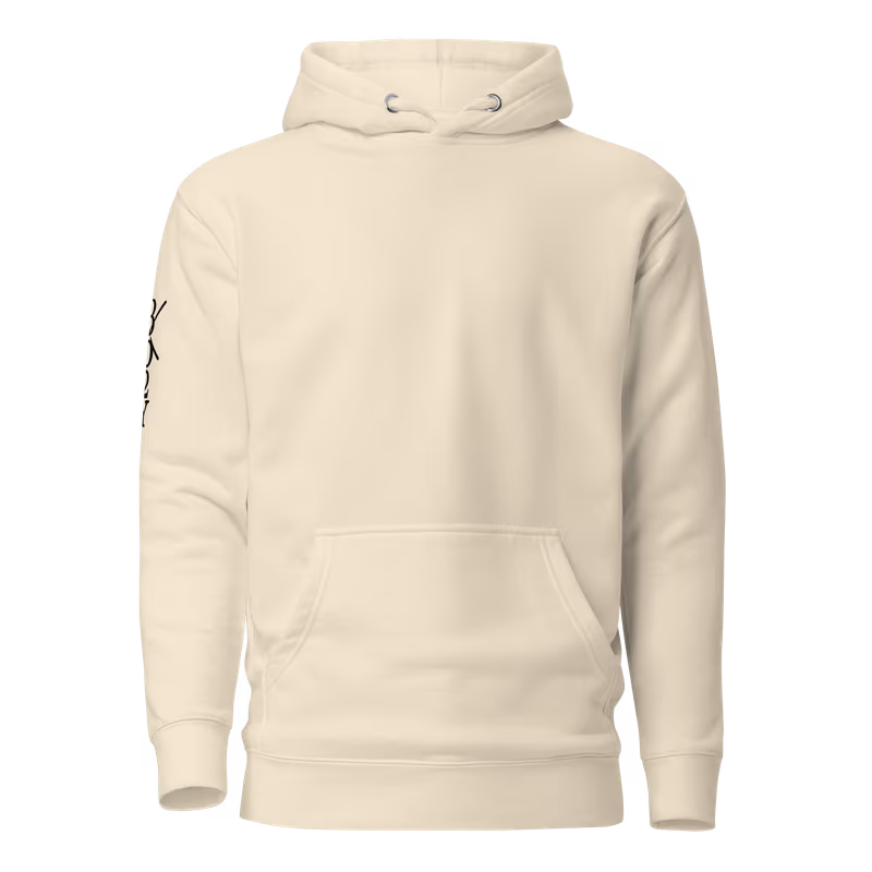 3D2Y Straw Hat Promise One Piece Hoodie, Bone, view 2
