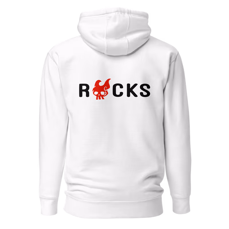 Rocks D. Xebec Pirates Jolly Roger Hoodie, Black, view 5