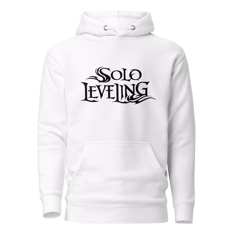 Solo Leveling Logo Graphic Hoodie