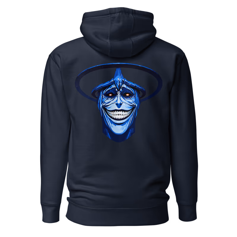 Solo Leveling Logo Graphic Hoodie, Sky Blue, view 5