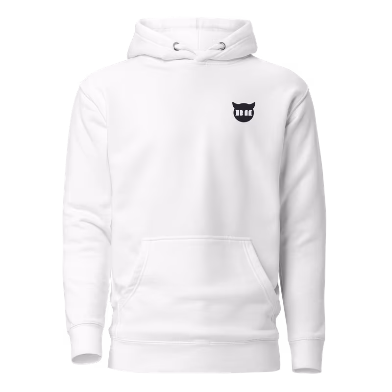 BABYMONSTER Psycho Graphic Hoodie, White, view