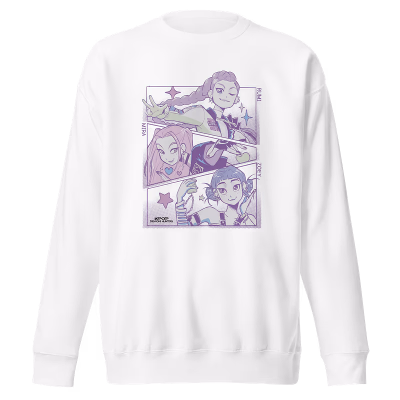 HUNTR/X K-Pop: Demon Hunters Premium Sweatshirt