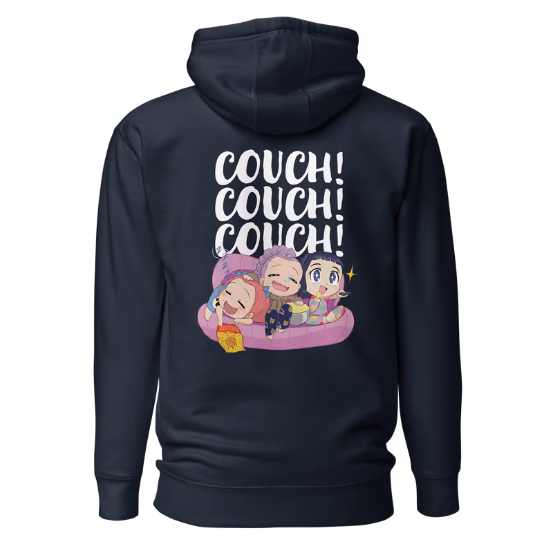 K-Pop: Demon Hunters Huntrix Couch Hoodie, Black, view 3