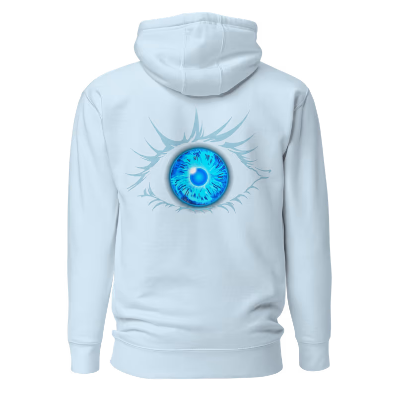 Satoru Gojo Jujutsu Kaisen Graphic Hoodie, Black, view 5