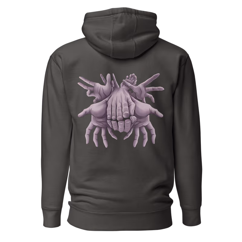 Mahito 2 Jujutsu Kaisen Graphic Hoodie, Black, view 4