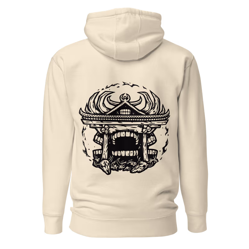 Ryomen Sukuna Jujutsu Kaisen Hoodie, Sky Blue, view 6