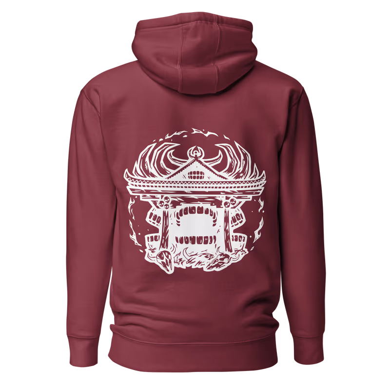 Ryomen Sukuna Jujutsu Kaisen Hoodie, Sky Blue, view 5