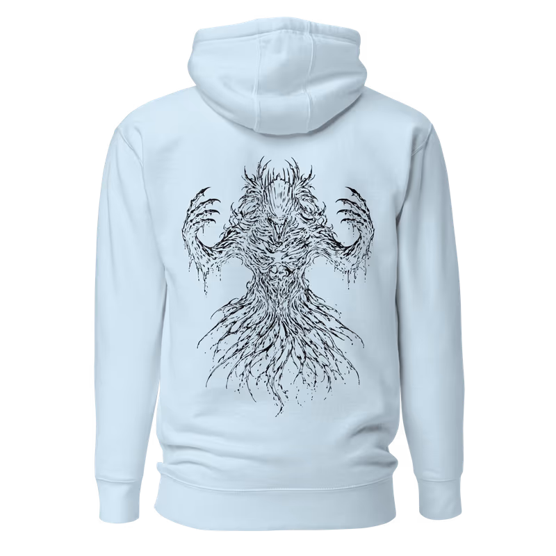 Yuta Okkotsu Jujutsu Kaisen Hoodie, Sky Blue, view 7