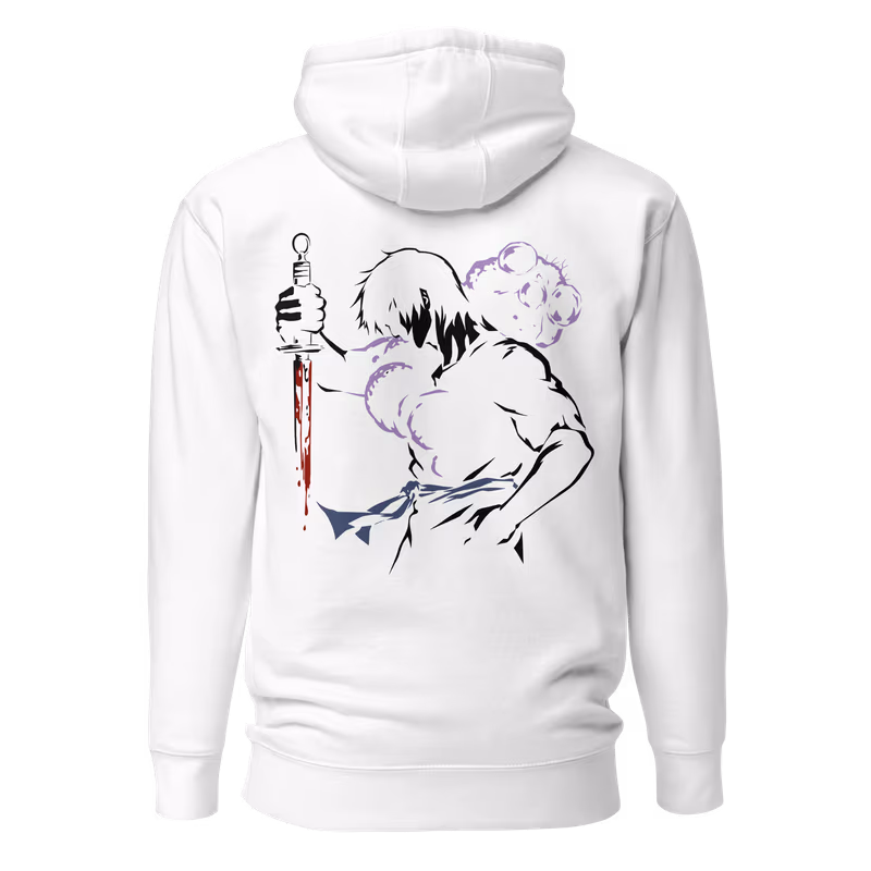 Toji Fushiguro Jujutsu Kaisen Hoodie, Black, view 2