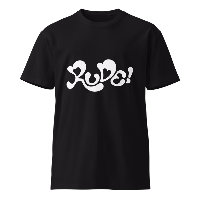 Hearts2Hearts Rude Graphic T-Shirt