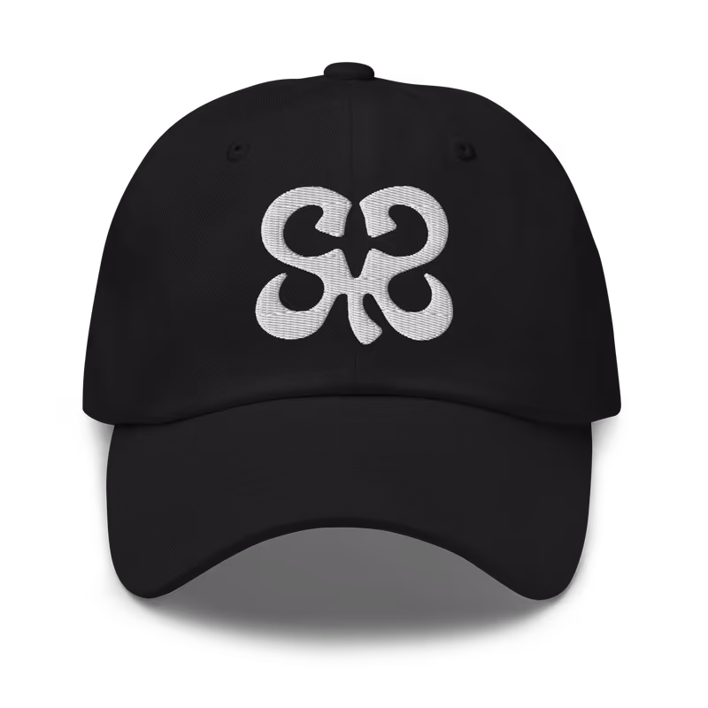 Hearts2Hearts S2U Fandom Dad Hat, Black, view