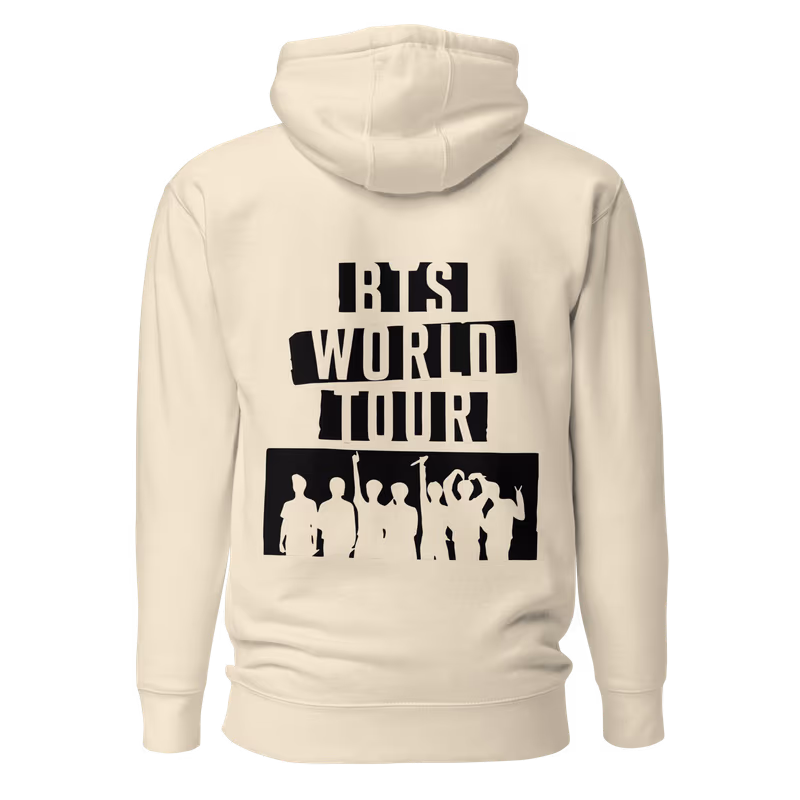 BTS Arirang World Tour Graphic Hoodie, Black, view 10