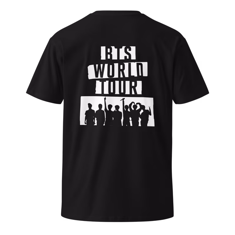 BTS Arirang World Tour Graphic T-Shirt, Black, view 2