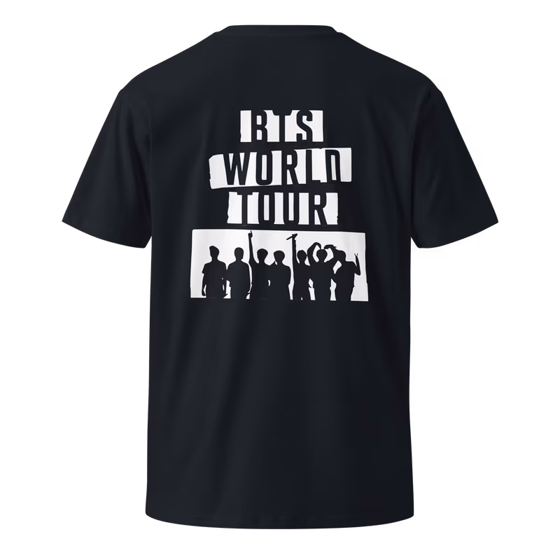 BTS Arirang World Tour Graphic T-Shirt, Black, view 3