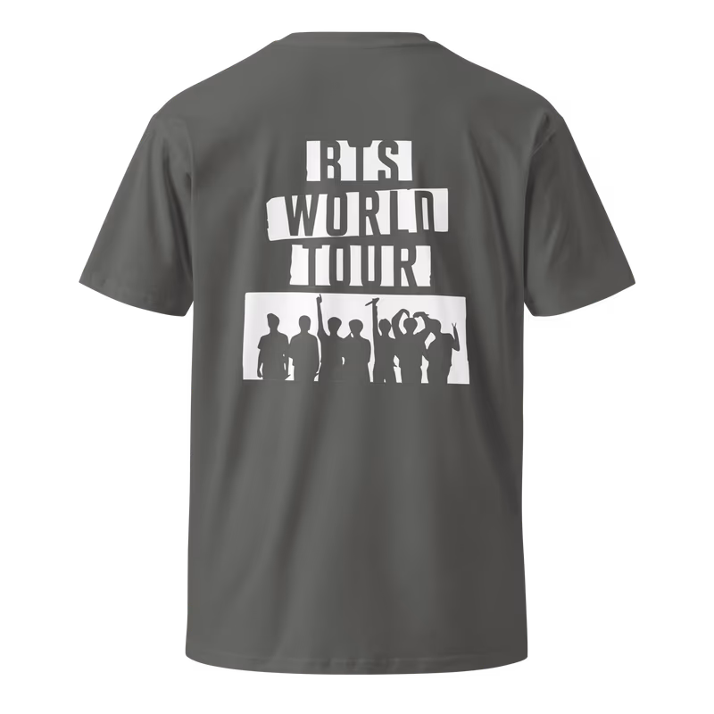 BTS Arirang World Tour Graphic T-Shirt, Black, view 4