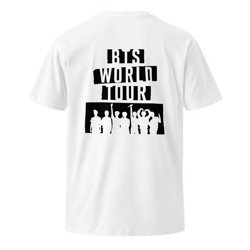 BTS Arirang World Tour Graphic T-Shirt, Black, view 5