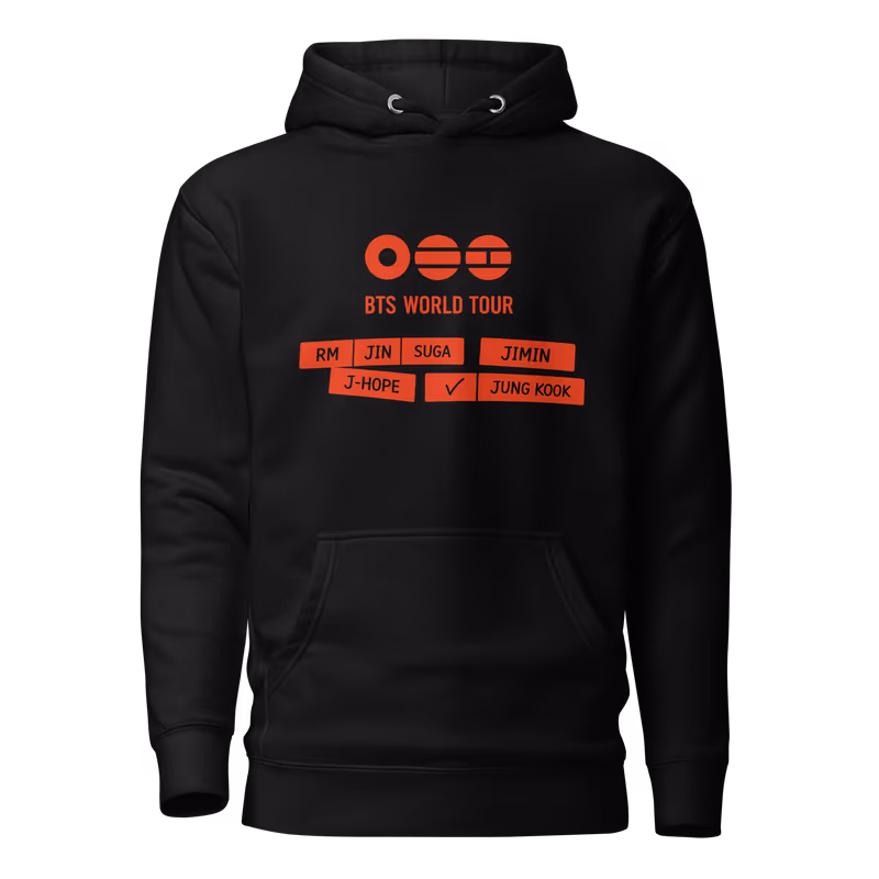 BTS World Tour 2026 Graphic Hoodie